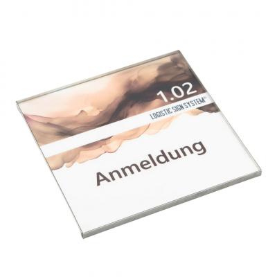 Türschild Campus 120 Edelstahl Schilde